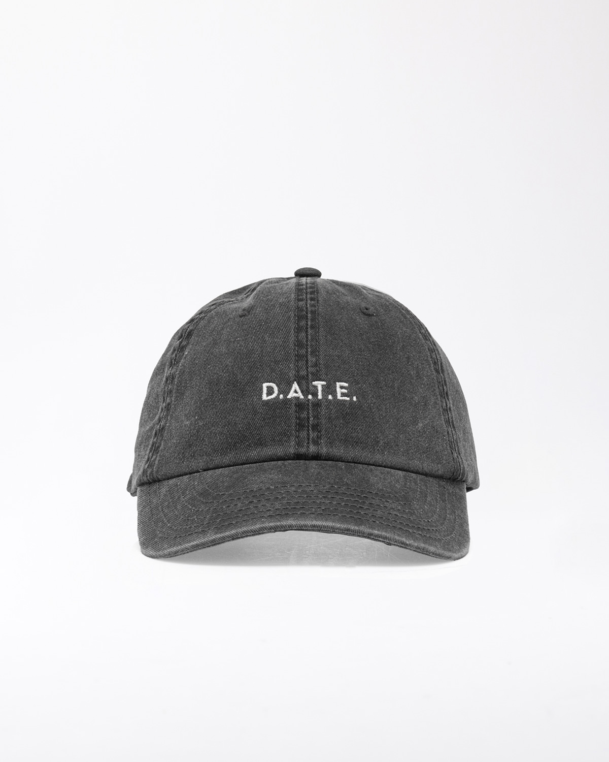 D.A.T.E.: BASEBALL CAP BASIC BLACK
