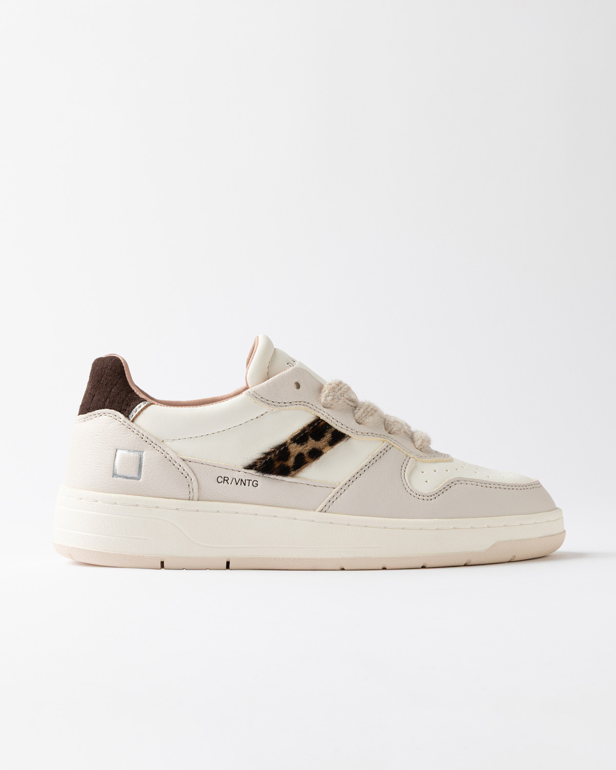 D.A.T.E.: COURT 2.0 VINTAGE IVORY-LEOPARD
