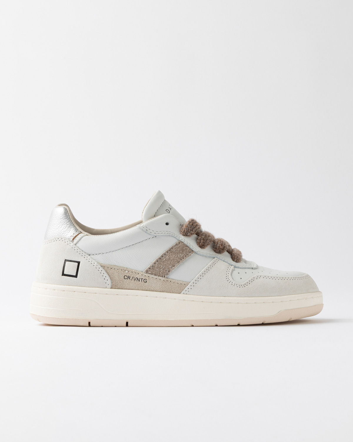 D.A.T.E.: COURT 2.0 VINTAGE WHITE-SILVER