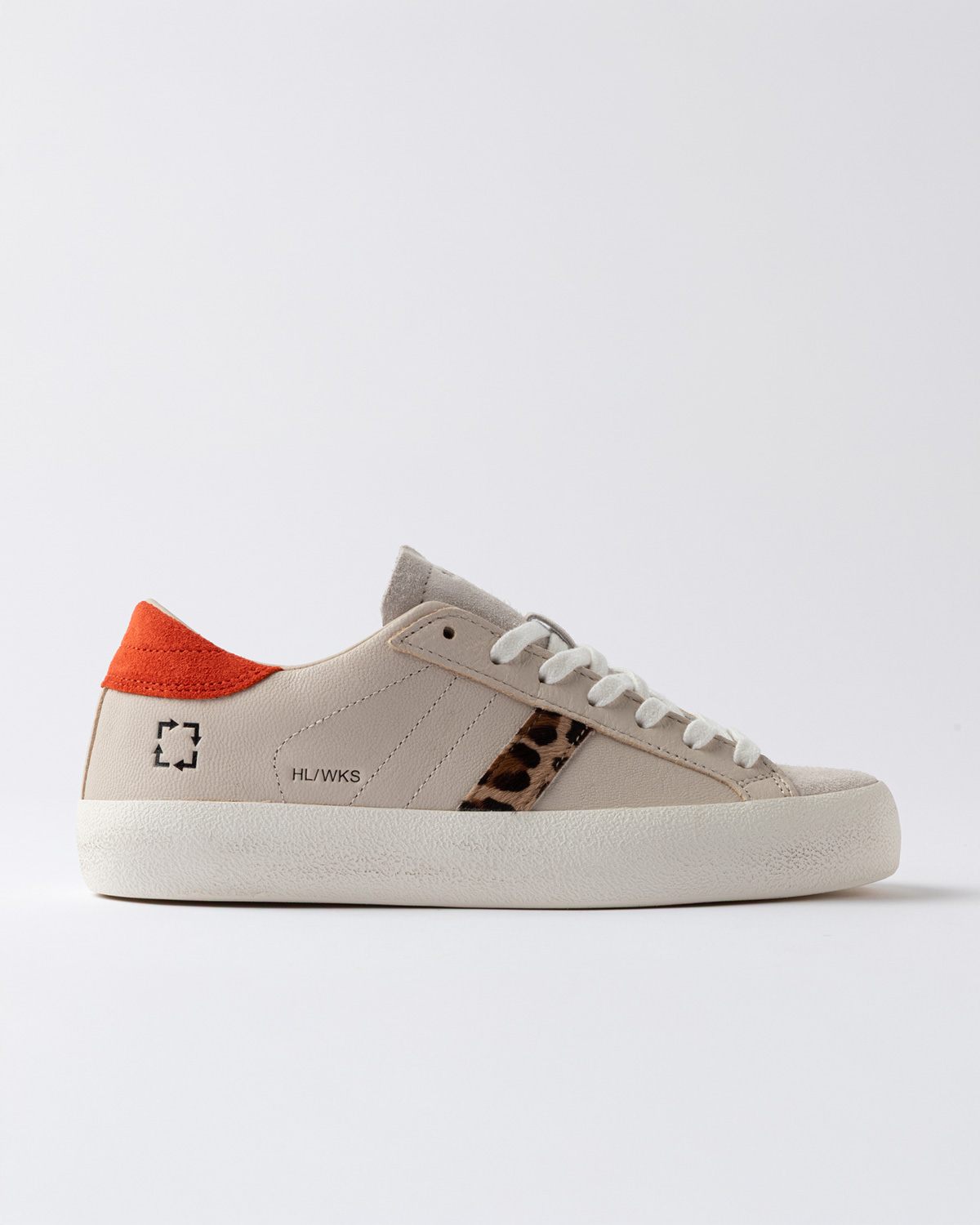 D.A.T.E.: HILL LOW WORKSHOP BEIGE-LEOPARD