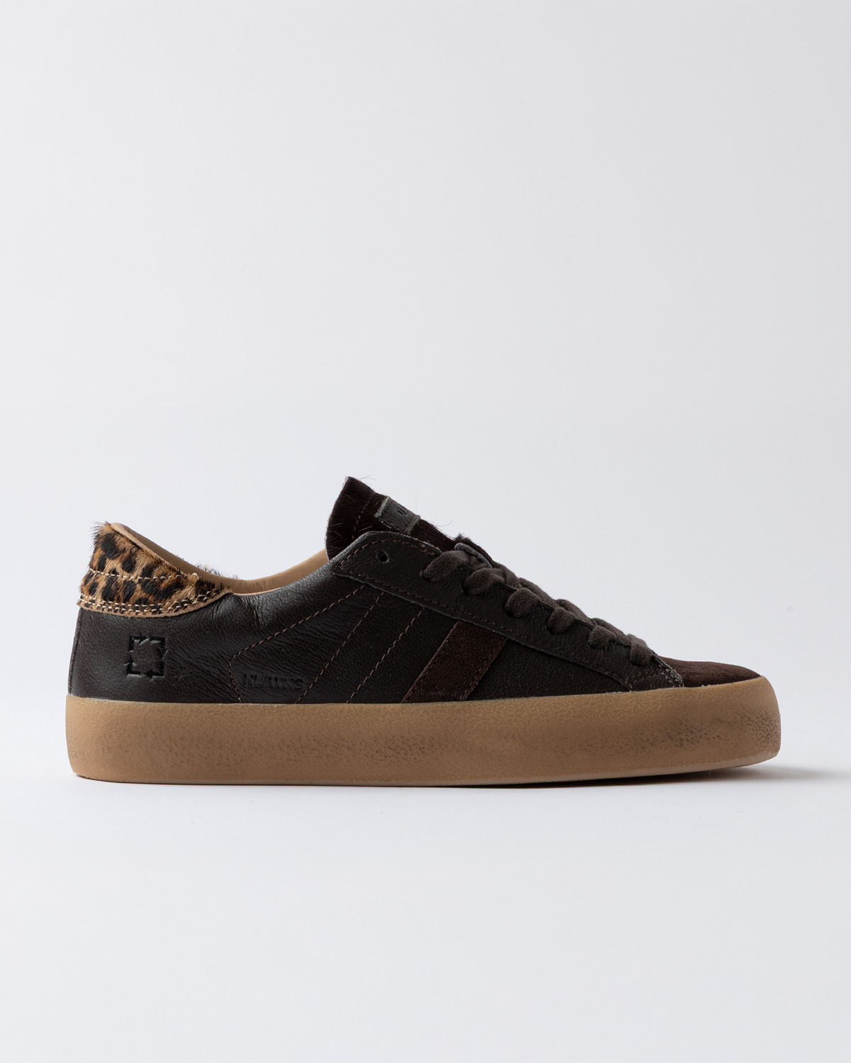 D.A.T.E.: HILL LOW WORKSHOP BROWN-LEOPARD