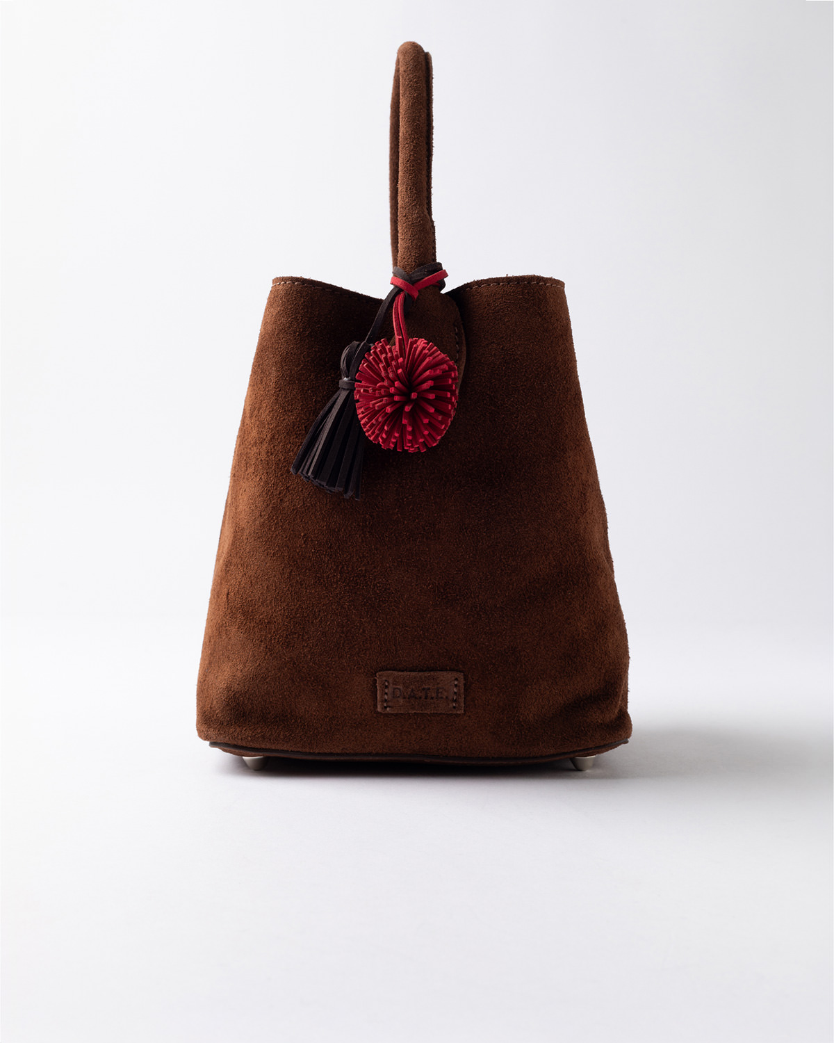 D.A.T.E.: PANIERE BAG VELOUR CUOIO