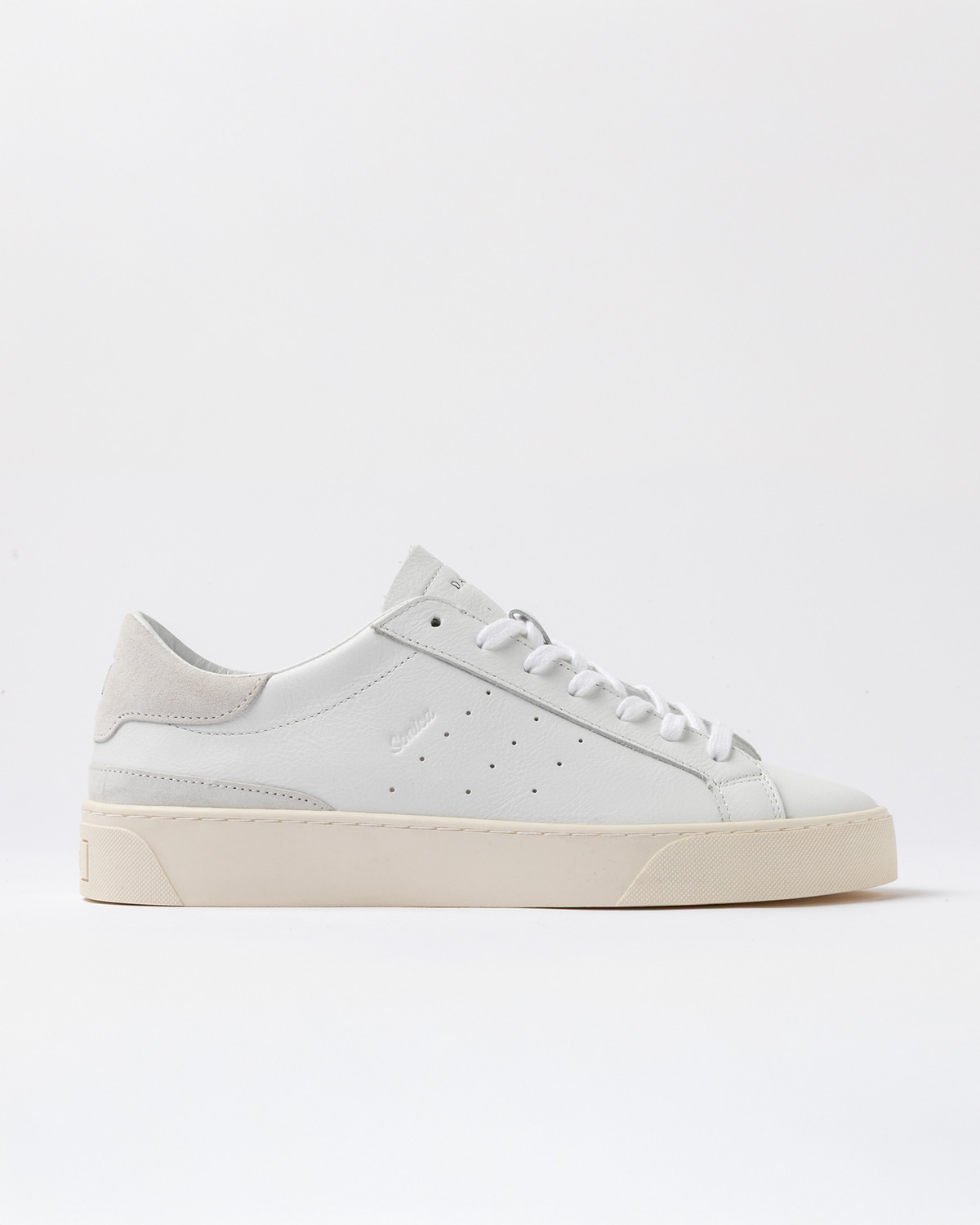 D.A.T.E.: SONICA CALF WHITE