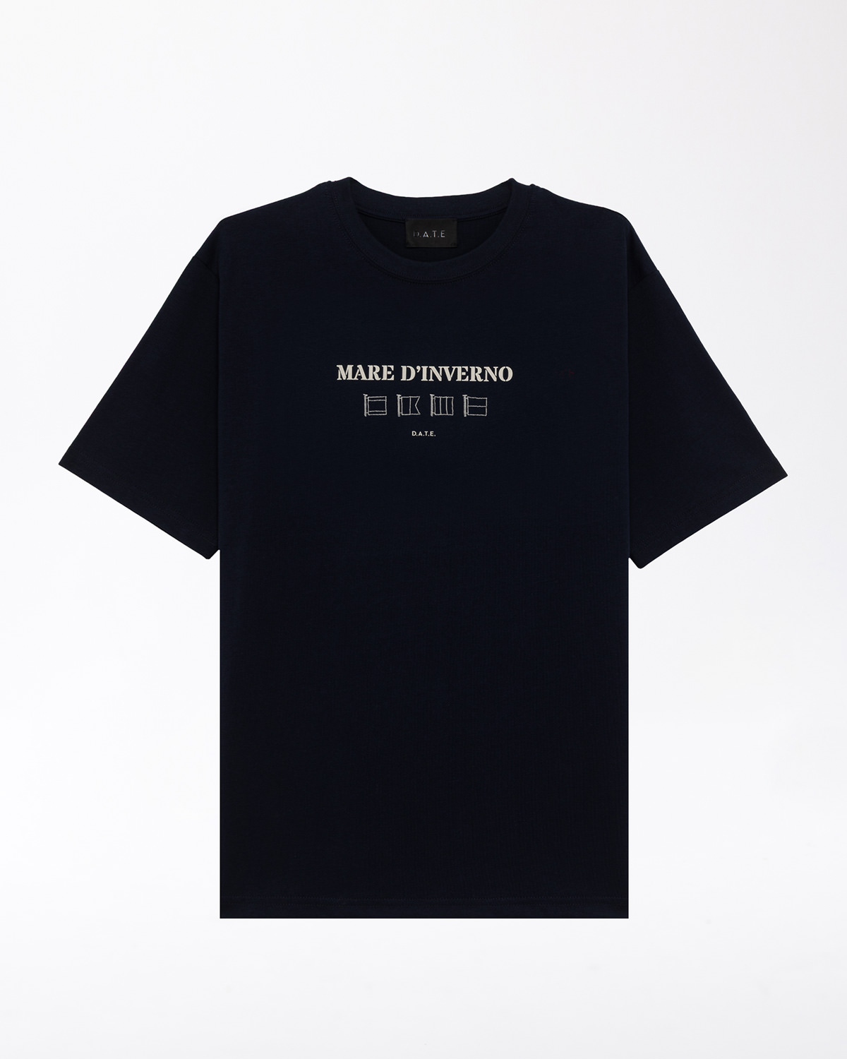 D.A.T.E.: T-SHIRT MARE D'INVERNO BLUE