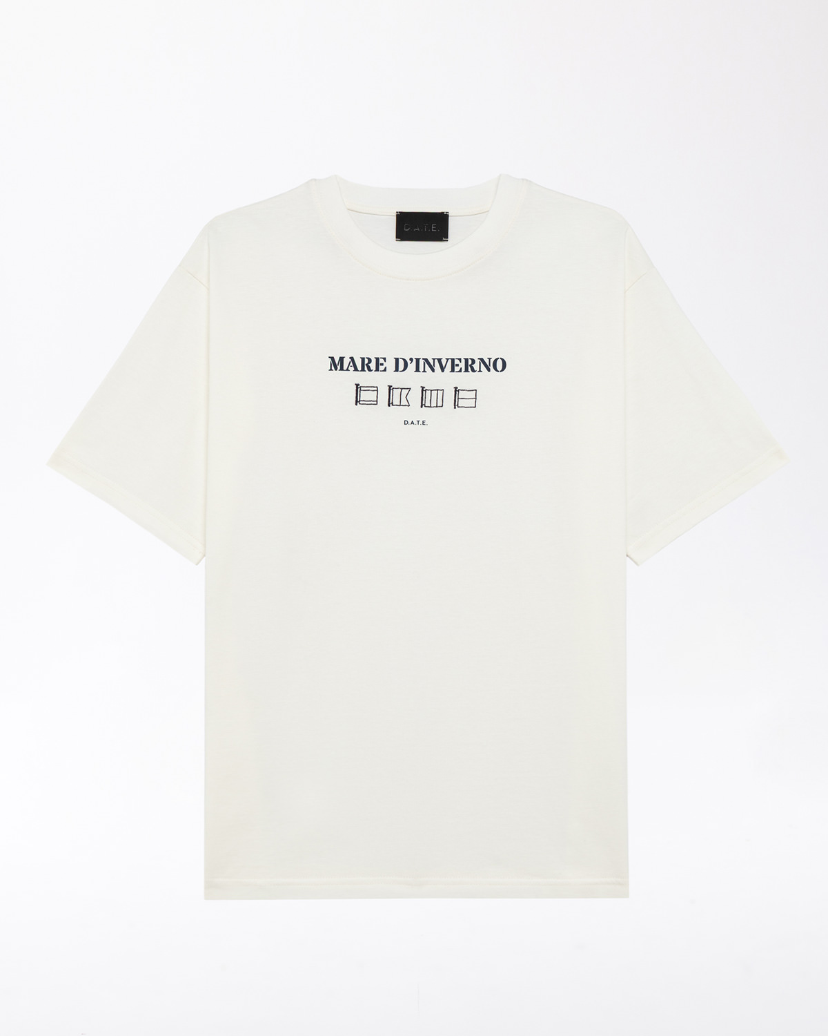D.A.T.E.: T-SHIRT MARE D'INVERNO IVORY