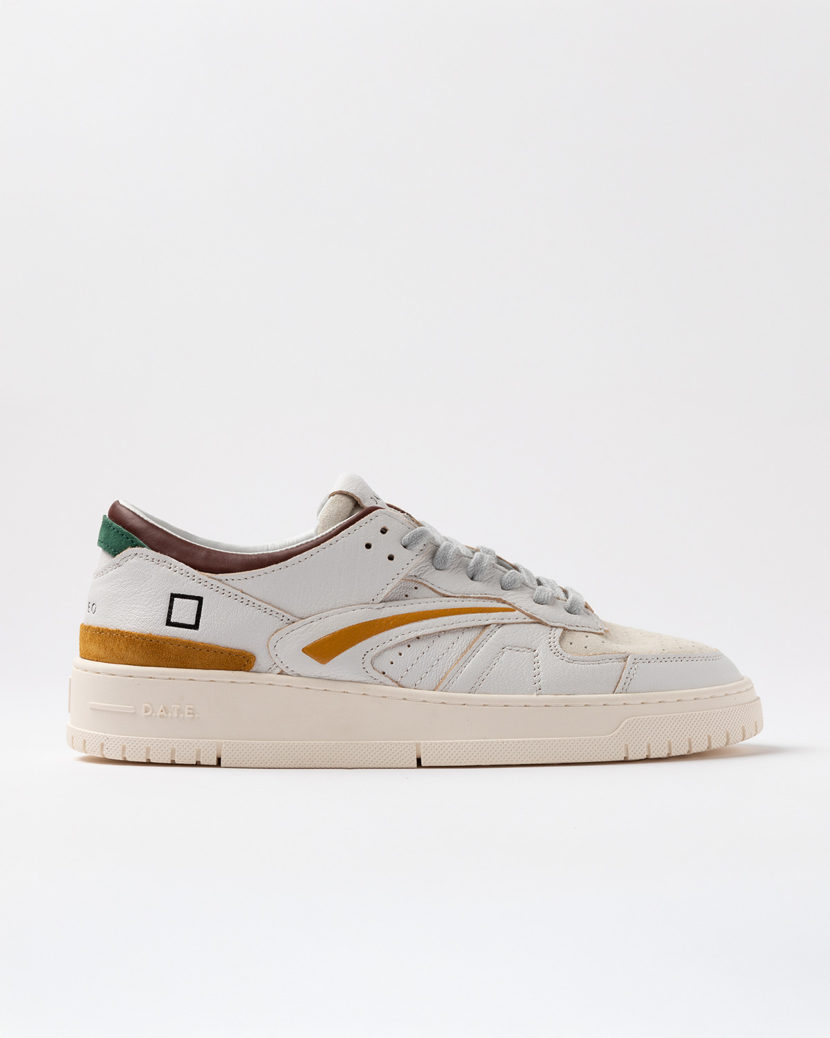 D.A.T.E.: TORNEO COLORED WHITE-MUSTARD