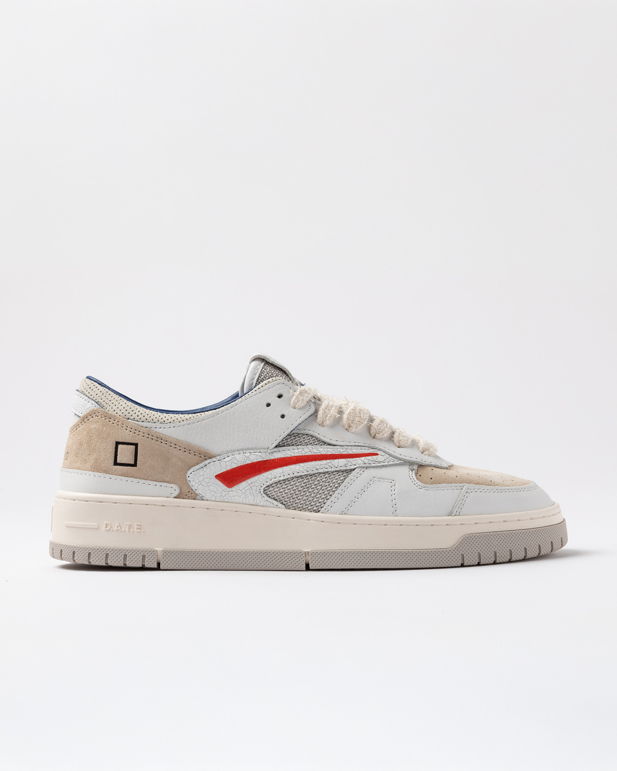 D.A.T.E.: TORNEO POP WHITE-ORANGE