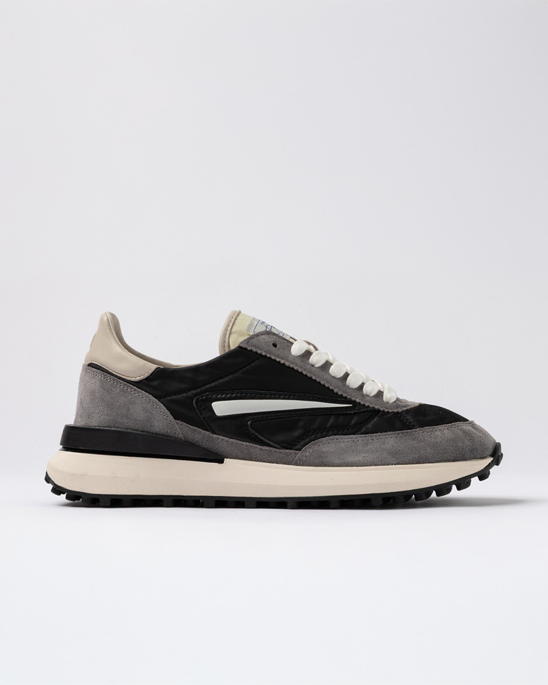 DATE ATHLETA NYLON BLACK-IVORY