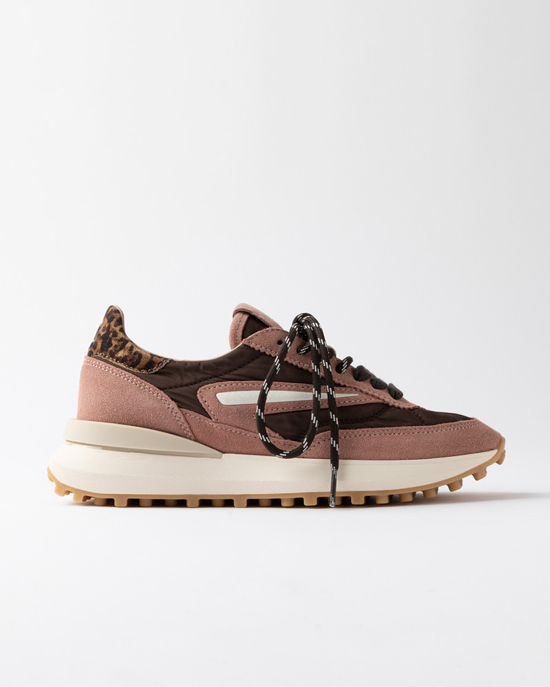 DATE ATHLETA NYLON BROWN-PINK