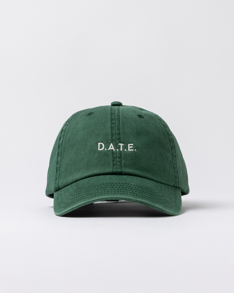 DATE BASEBALL CAP BASIC GREEN