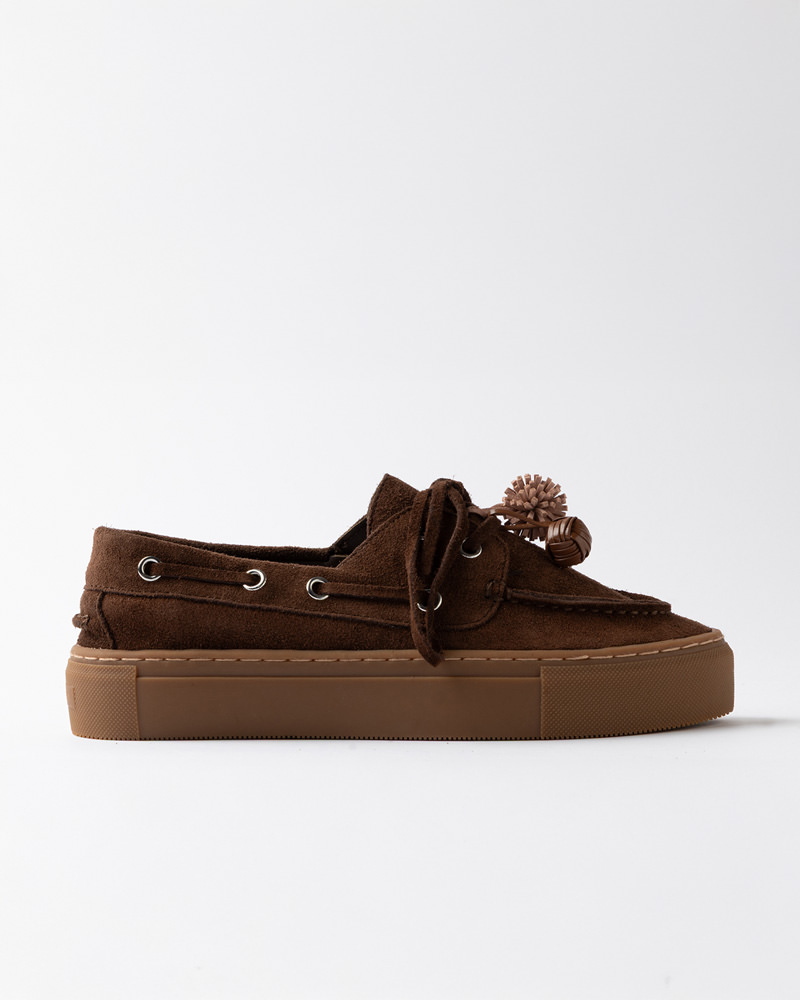 DATE CALETTA SUEDE BROWN