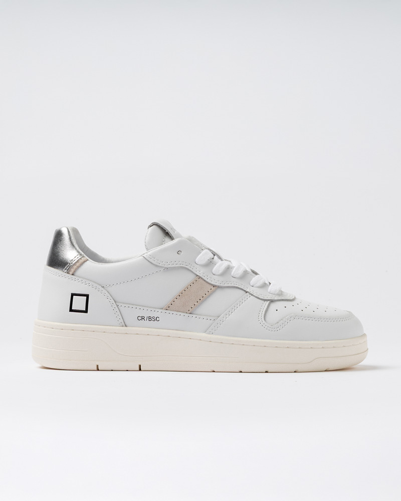 DATE COURT 2.0 BASIC WHITE-SILVER