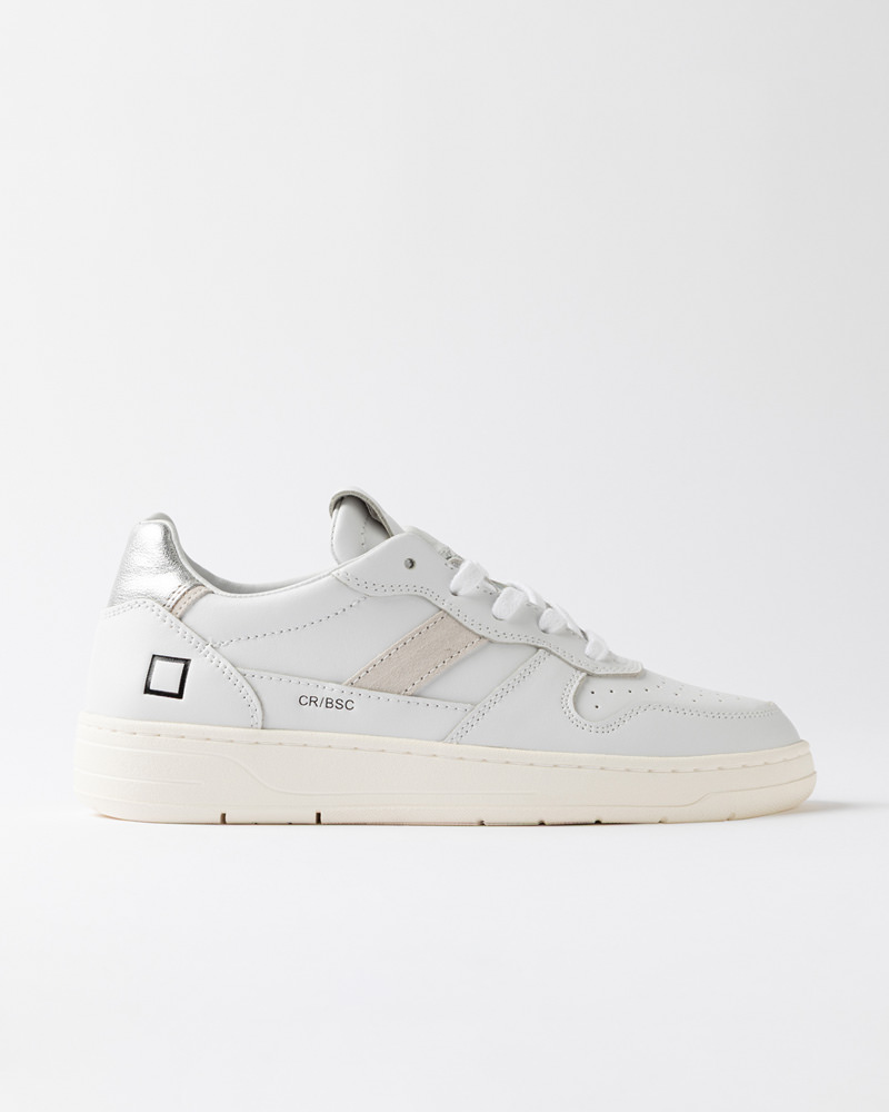 DATE COURT 2.0 BASIC WHITE-SILVER
