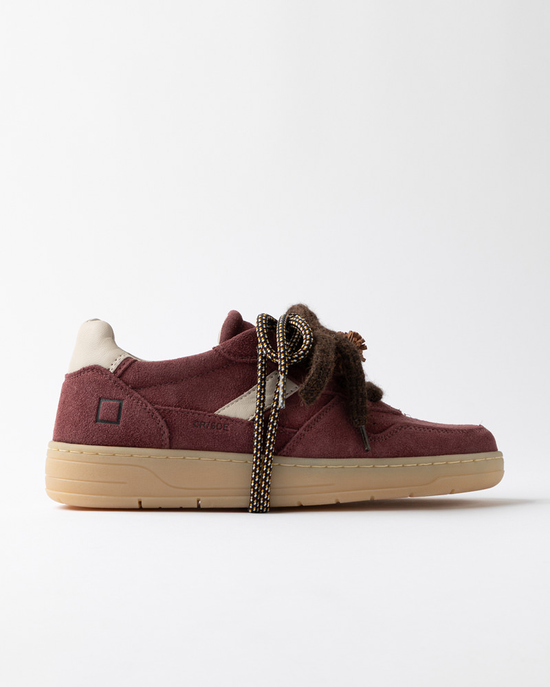 DATE COURT 2.0 SUEDE BORDEAUX