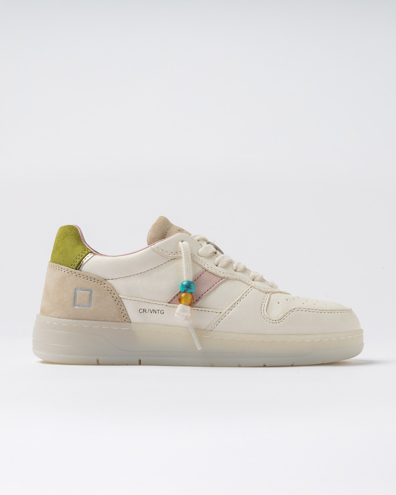 DATE COURT 2.0 VINTAGE CALF IVORY-KIWI