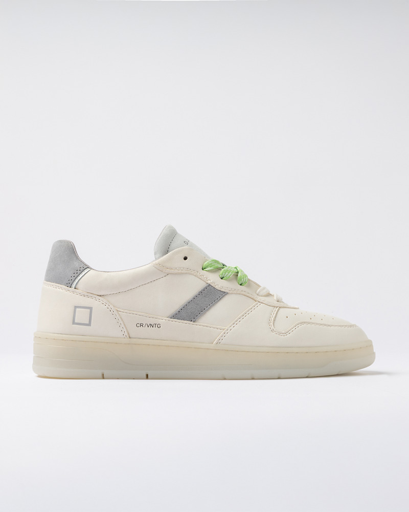 DATE COURT 2.0 VINTAGE CALF WHITE-GREY