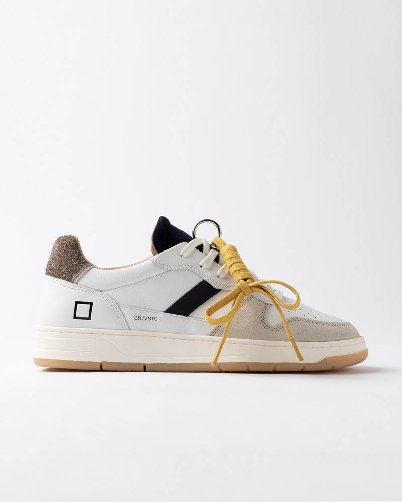 DATE COURT 2.0 VINTAGE WHITE-BROWN