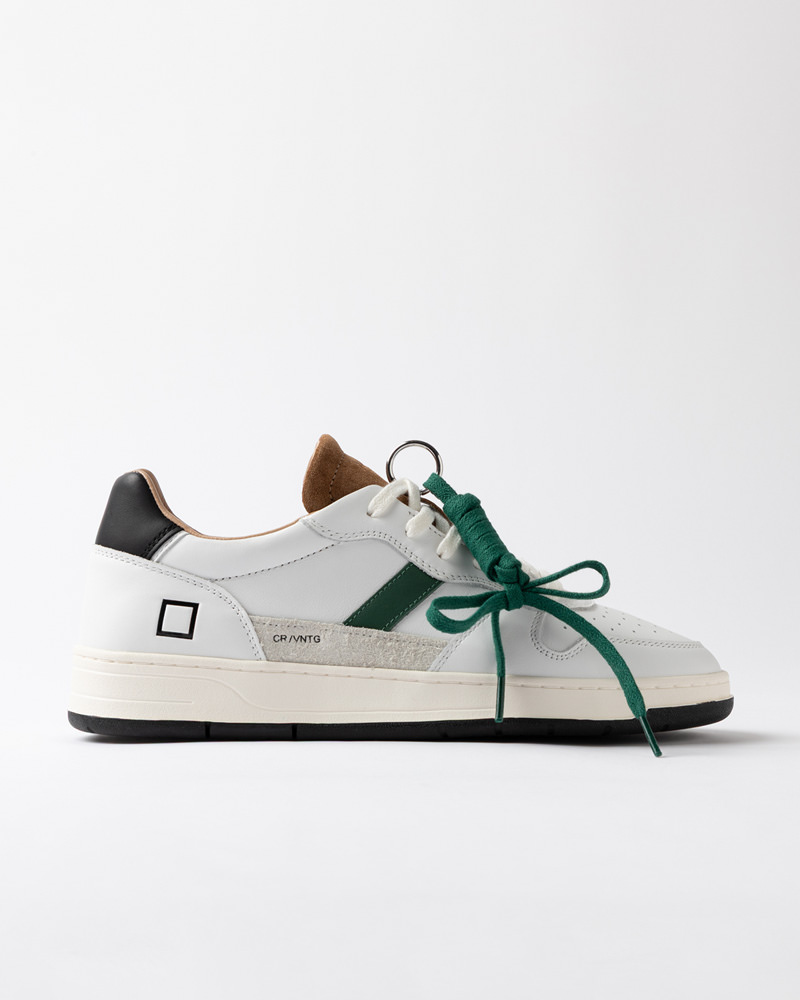 DATE COURT 2.0 VINTAGE WHITE-CUOIO