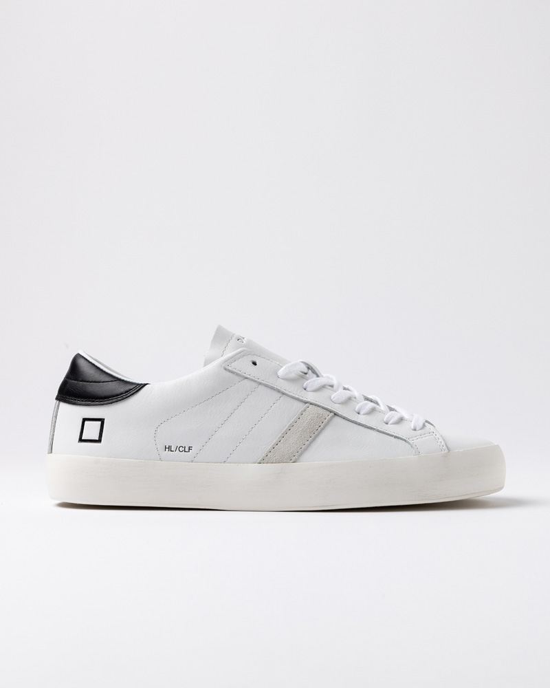 DATE HILL LOW CALF WHITE-BLACK