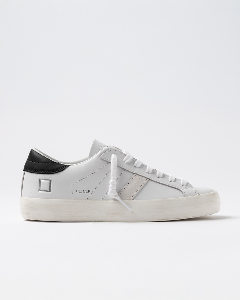 DATE HILL LOW CALF WHITE-BLACK
