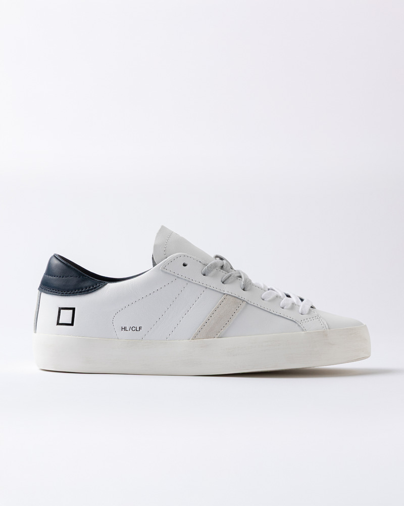 DATE HILL LOW CALF WHITE-BLUE