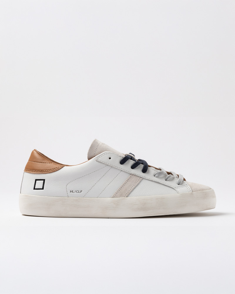 DATE HILL LOW CALF WHITE-CUOIO