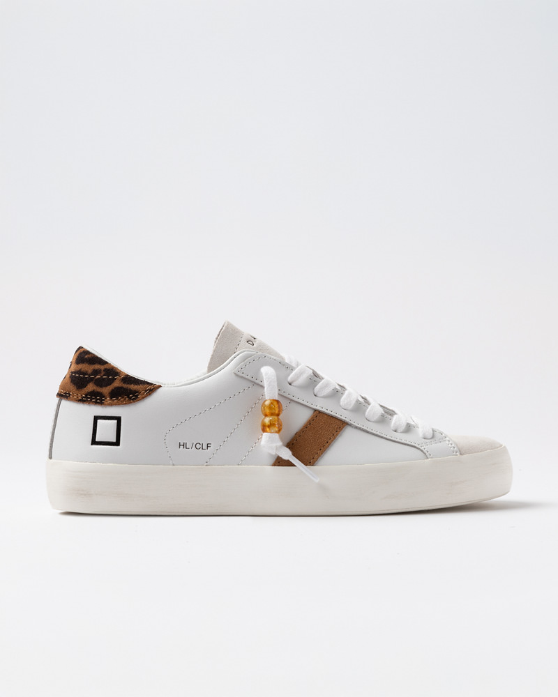 DATE HILL LOW CALF WHITE-LEOPARD