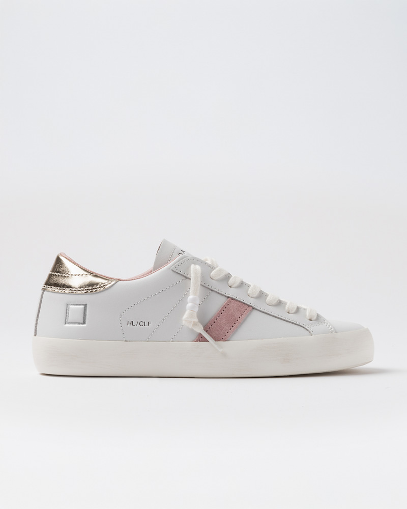 DATE HILL LOW CALF WHITE-PLATINUM