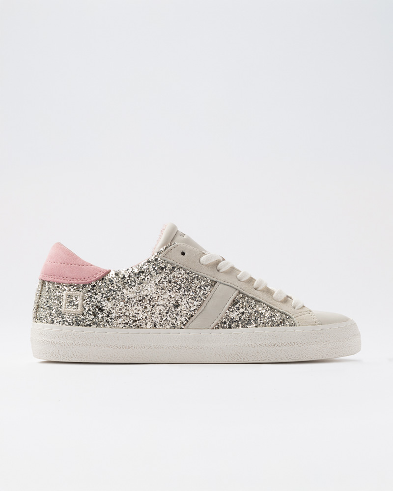 DATE HILL LOW GLITTER PLATINUM
