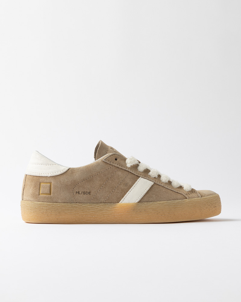 DATE HILL LOW SUEDE CAMEL