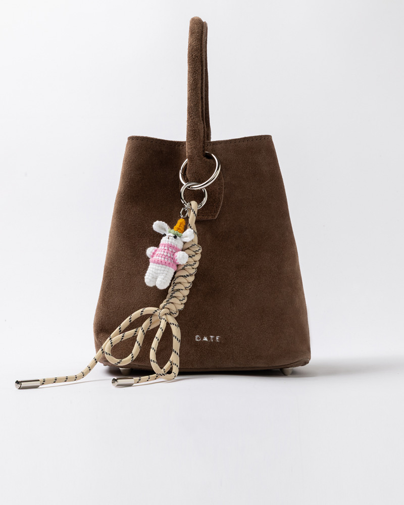 DATE PANIERE BAG SUEDE TAUPE