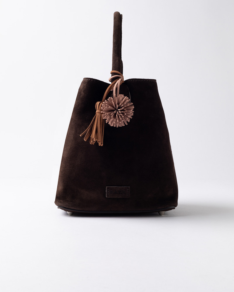 DATE PANIERE BAG VELOUR TESTA DI MORO