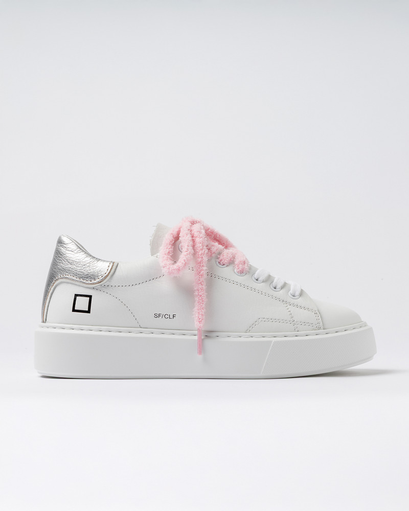 DATE SFERA CALF WHITE-SILVER