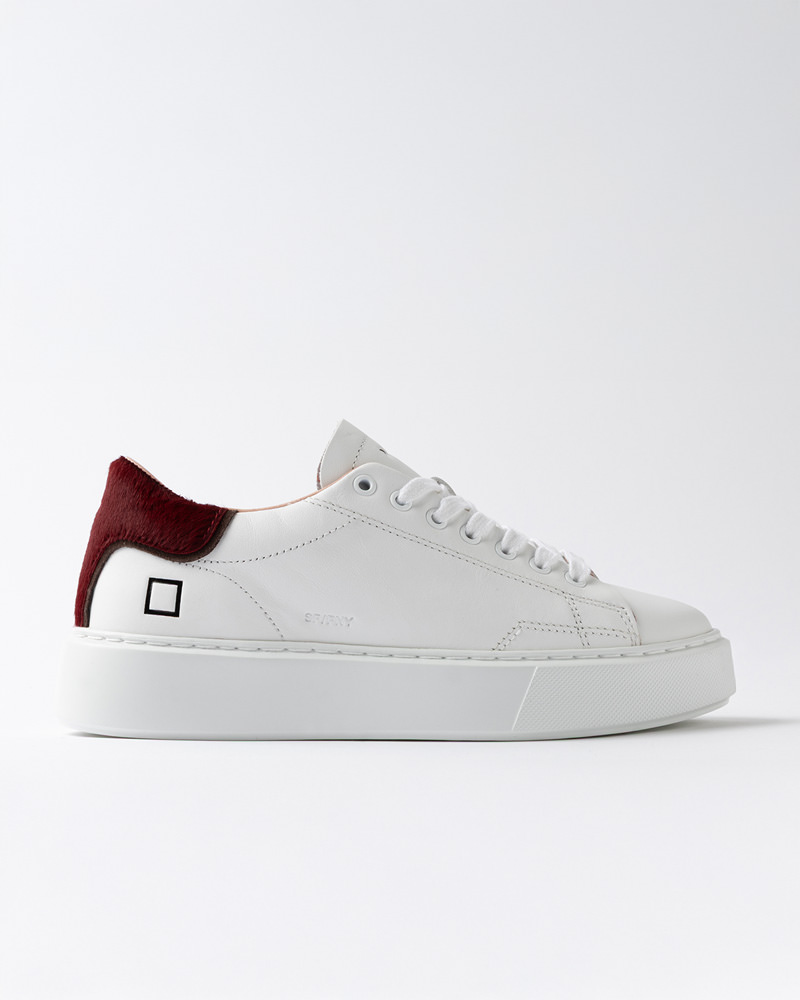 DATE SFERA PONY WHITE-BORDEAUX