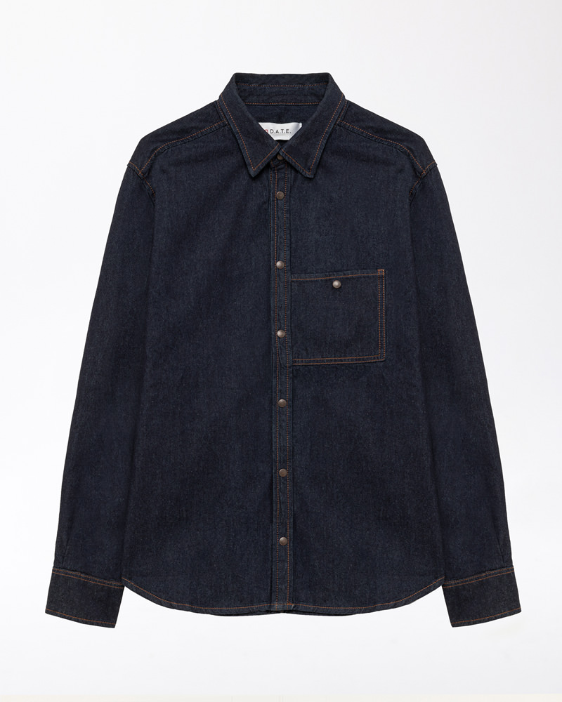DATE SHIRT DENIM BLUE