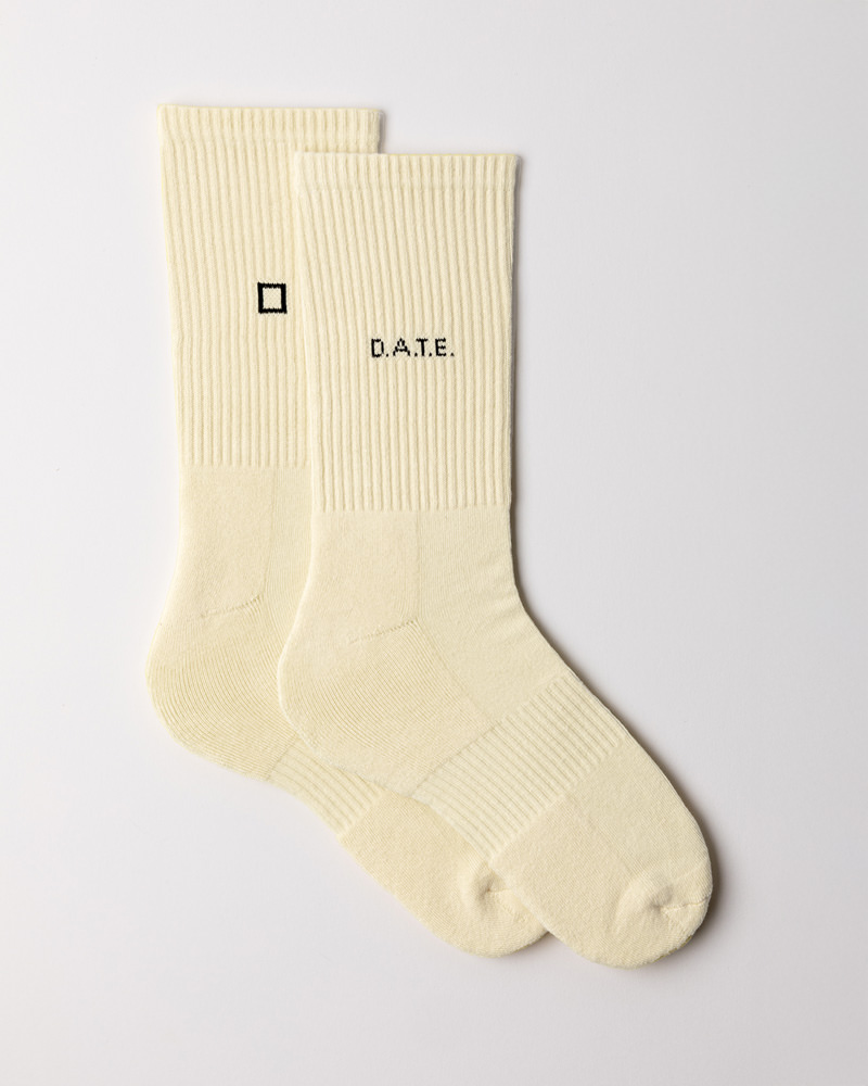 DATE SOCKS BASIC IVORY