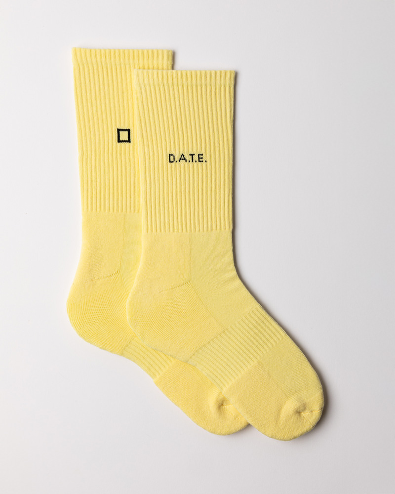 DATE SOCKS BASIC YELLOW