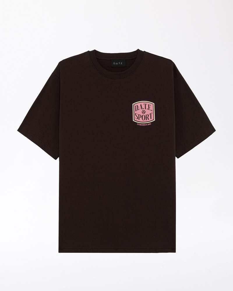 D.A.T.E.: T-SHIRT DATE SPORT BROWN