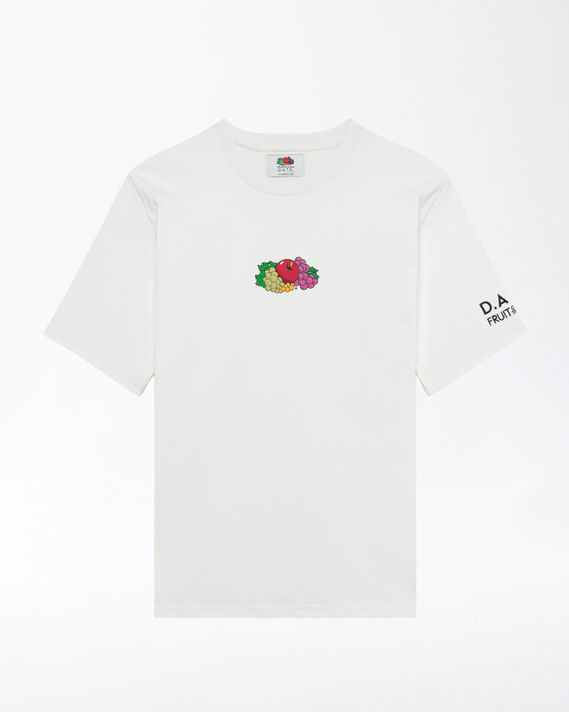 DATE T-SHIRT FRUIT WHITE