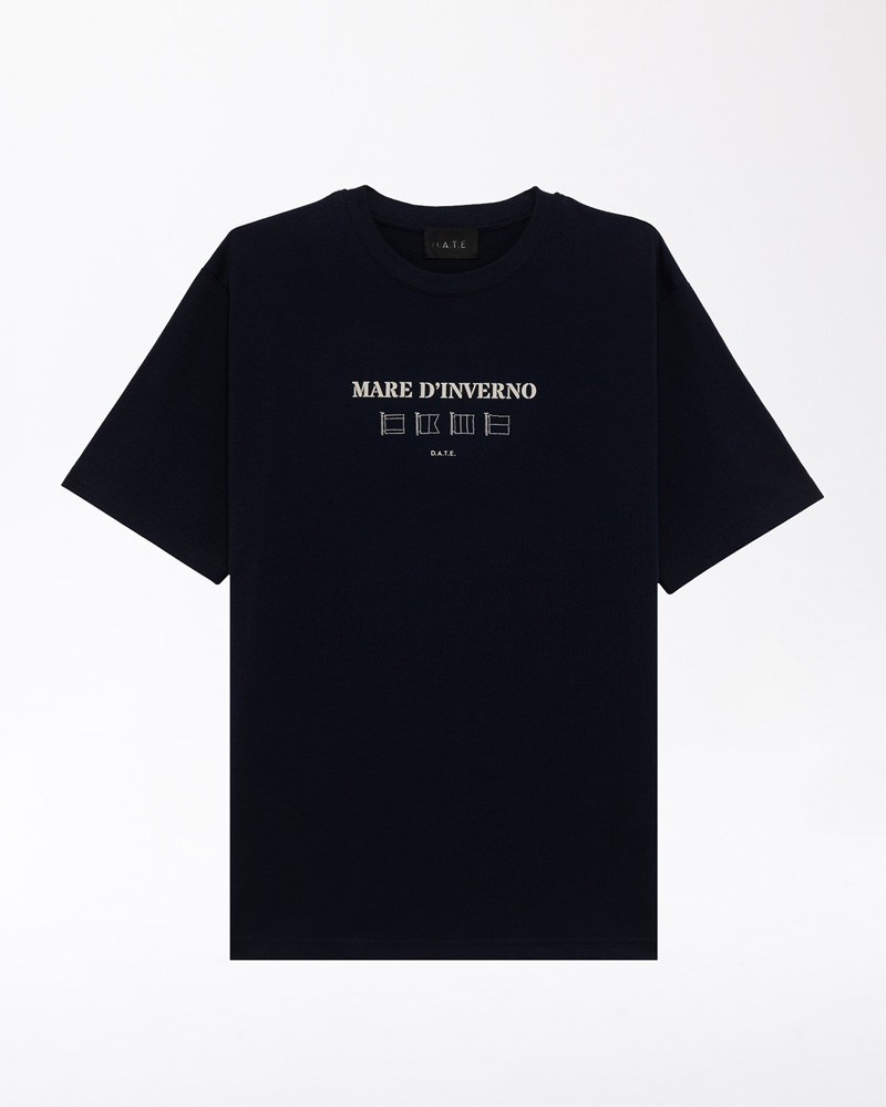 DATE T-SHIRT MARE D'INVERNO BLUE