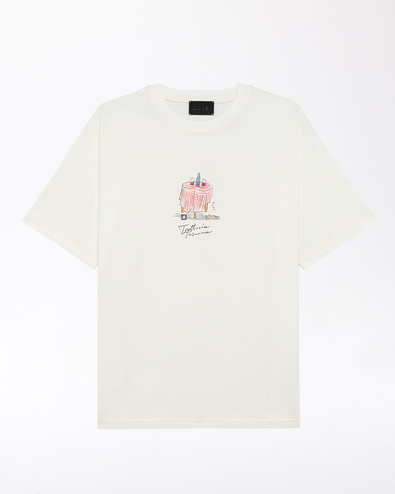DATE T-SHIRT TRATTORIA IVORY