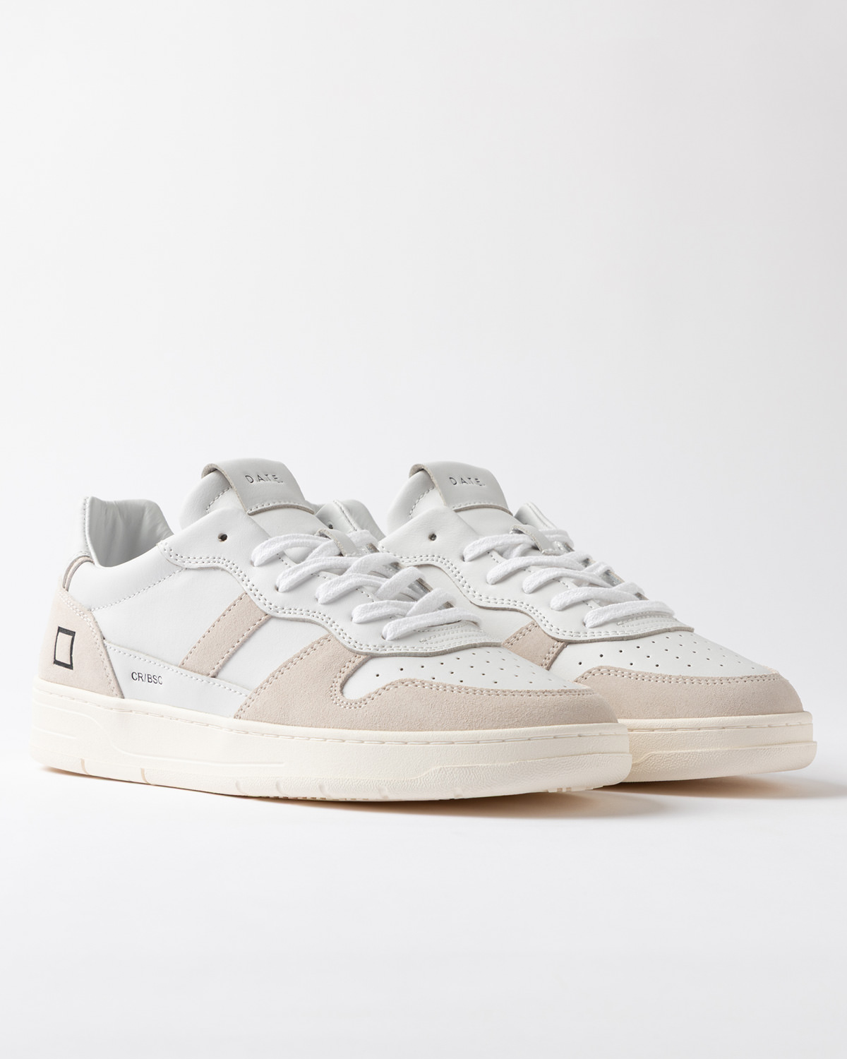 D.A.T.E.: COURT 2.0 BASIC WHITE-BEIGE