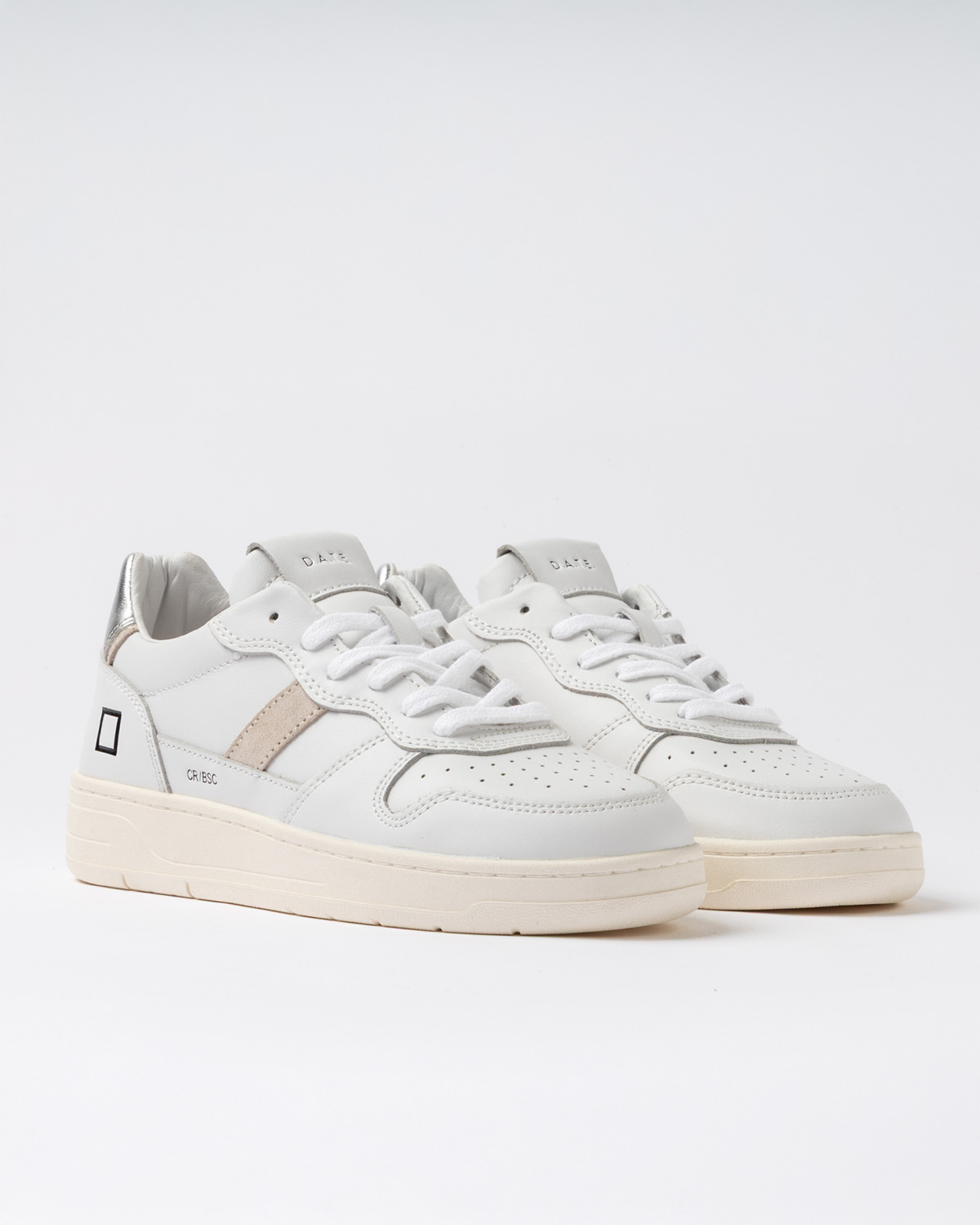 D.A.T.E.: COURT 2.0 BASIC WHITE-SILVER