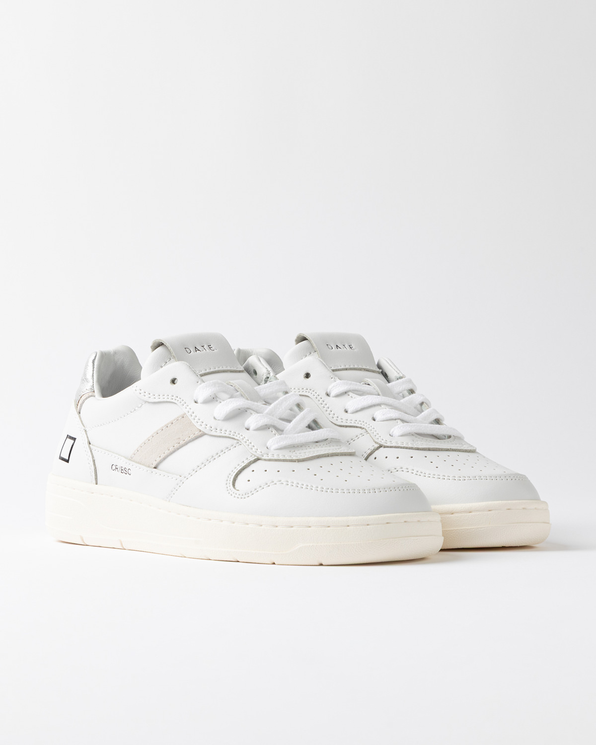 D.A.T.E.: COURT 2.0 BASIC WHITE-SILVER