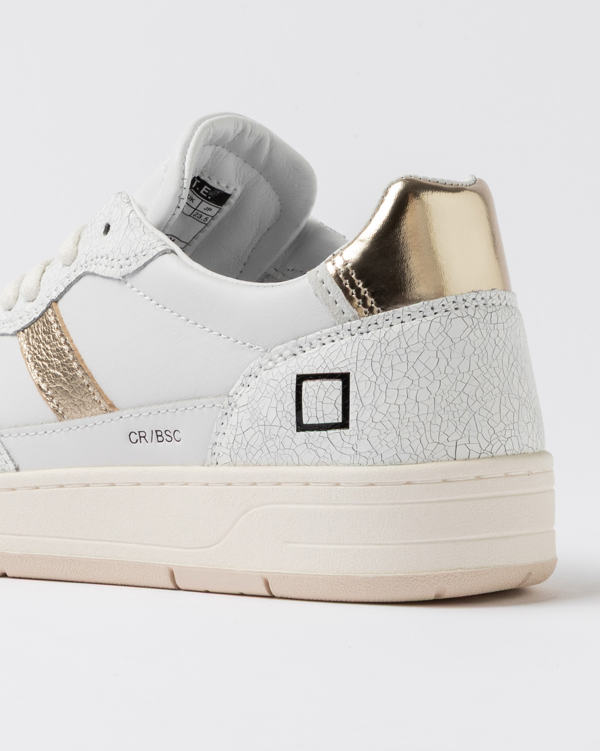 D.A.T.E.: COURT 2.0 VINTAGE CALF WHITE-PLATINUM