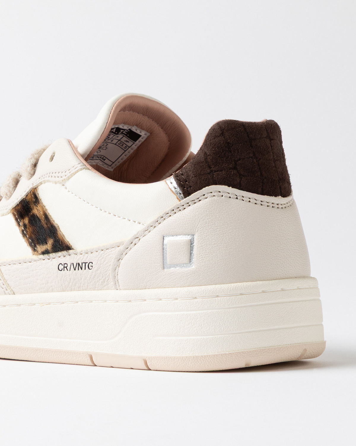 D.A.T.E.: COURT 2.0 VINTAGE IVORY-LEOPARD