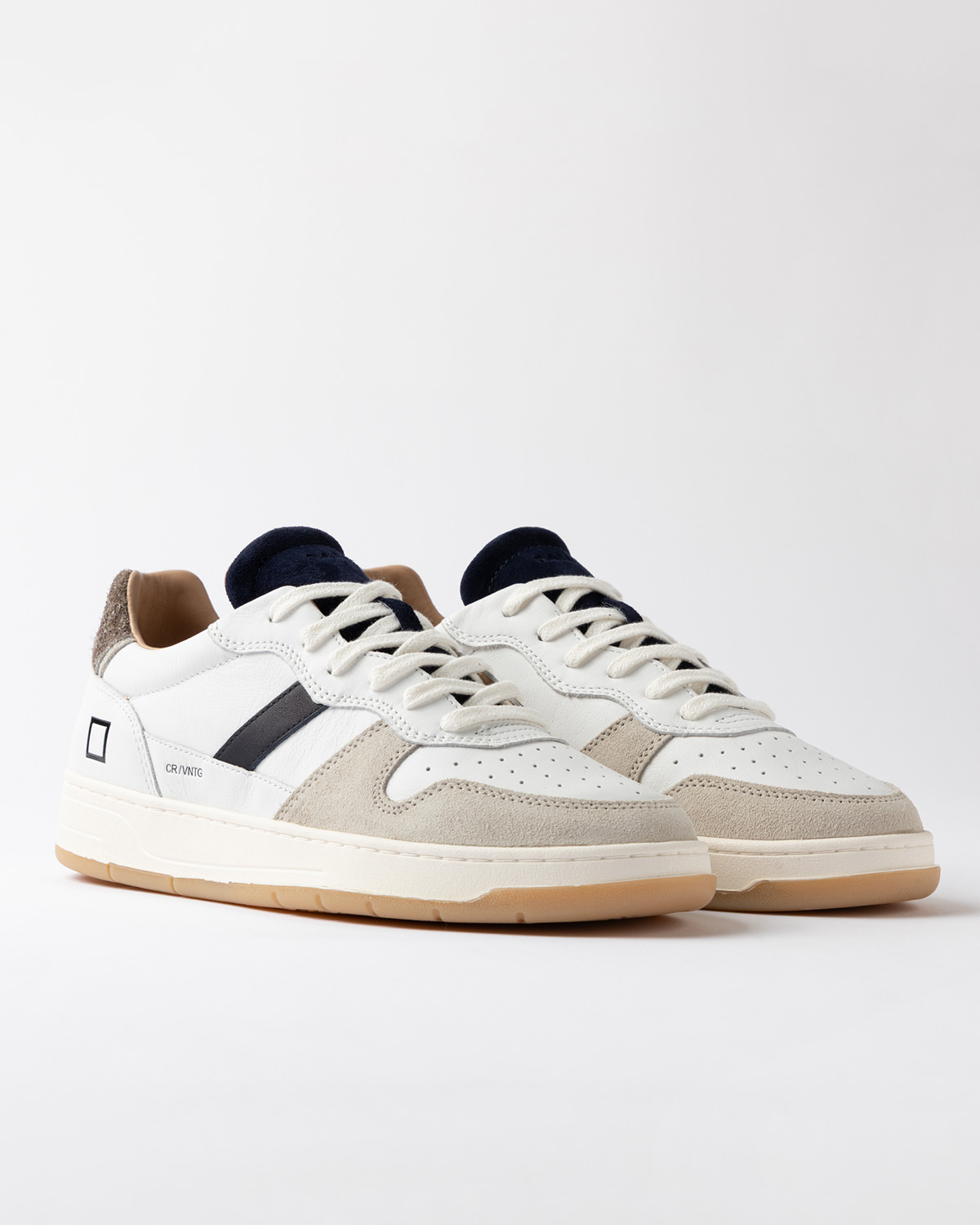 D.A.T.E.: COURT 2.0 VINTAGE WHITE-BROWN