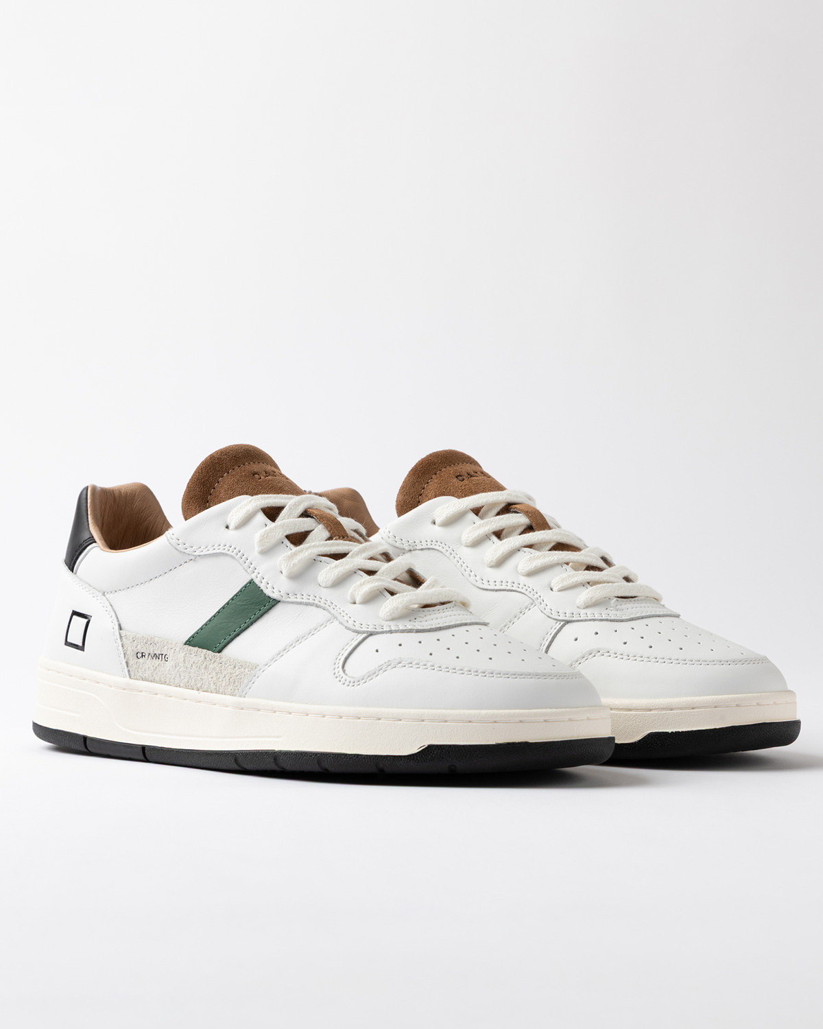 D.A.T.E.: COURT 2.0 VINTAGE WHITE-CUOIO