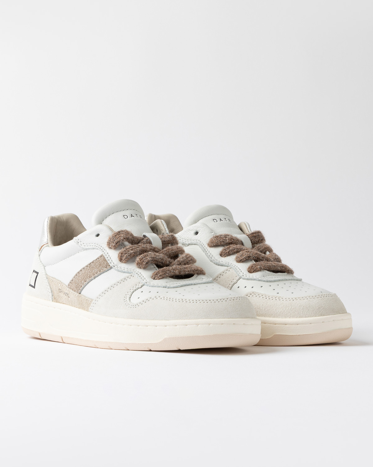 D.A.T.E.: COURT 2.0 VINTAGE WHITE-SILVER