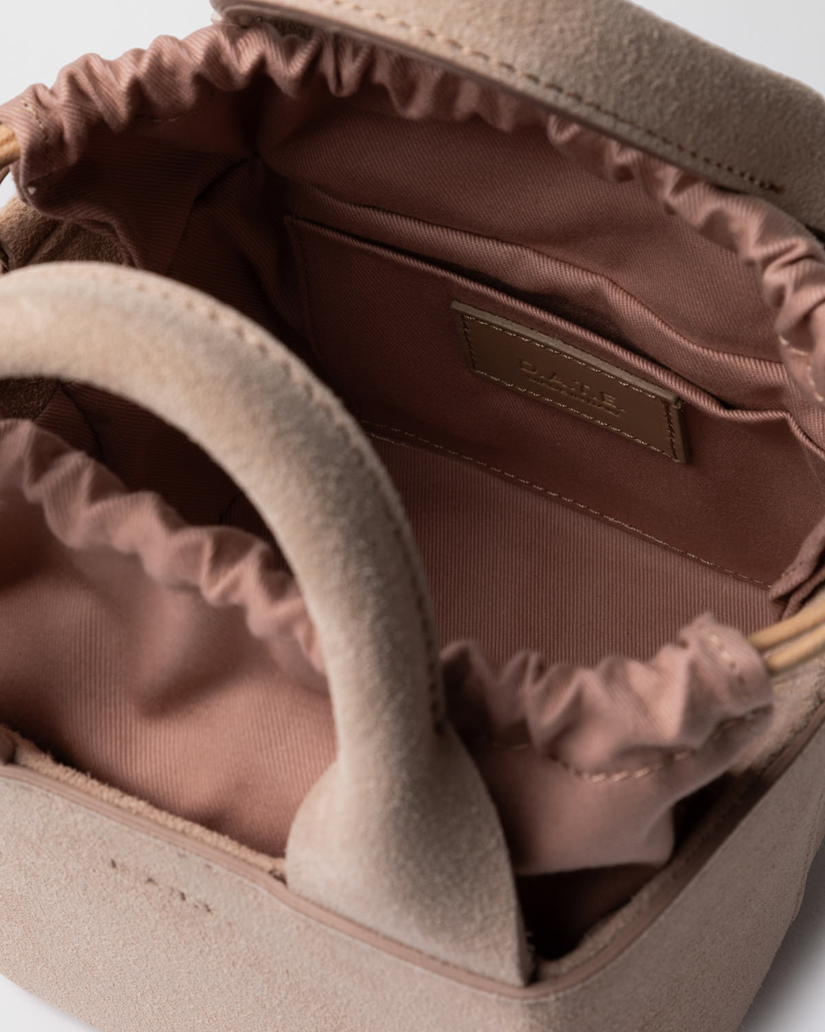 D.A.T.E.: CUBO BAG SUEDE PINK